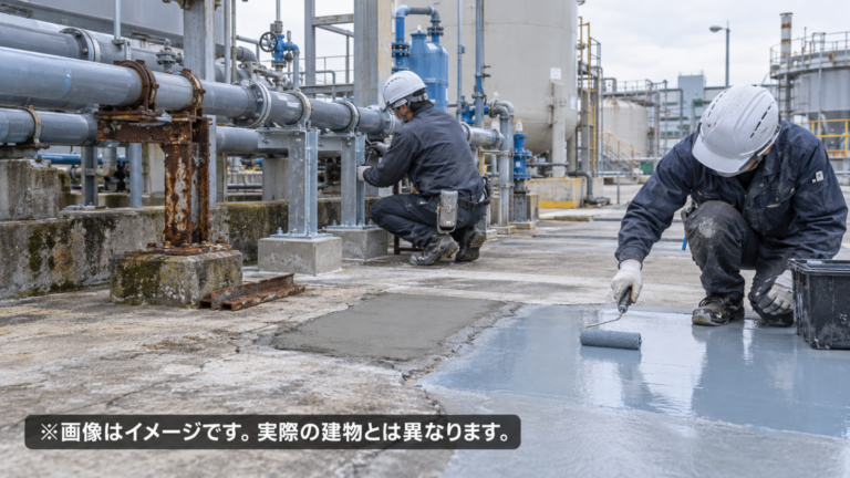 三重県四日市市内 大規模工場 水処理設備保全工事に伴う修繕工事